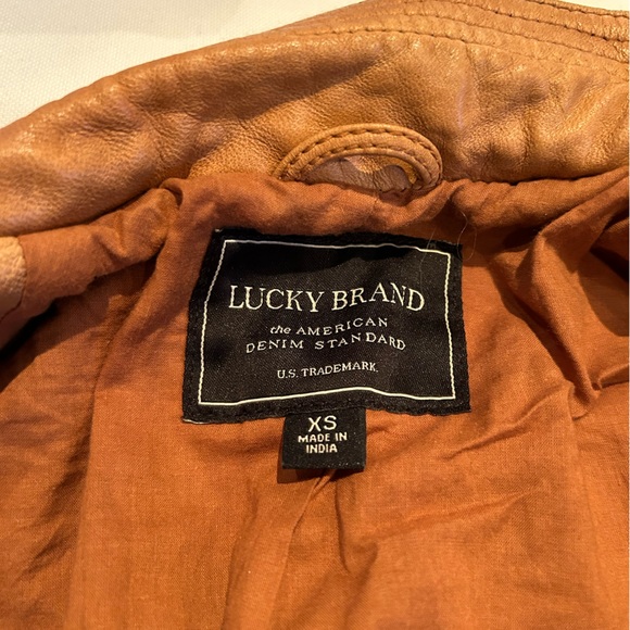Lucky Brand Genuine Leather Jacket - Picture 2 of 3
